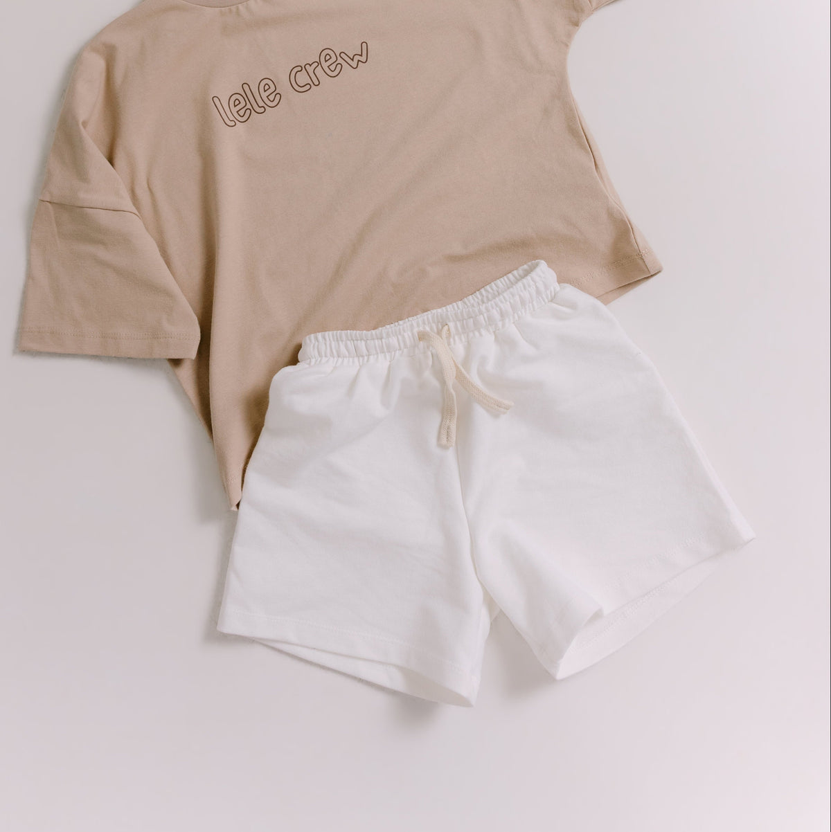 Pamučni šorc - off white