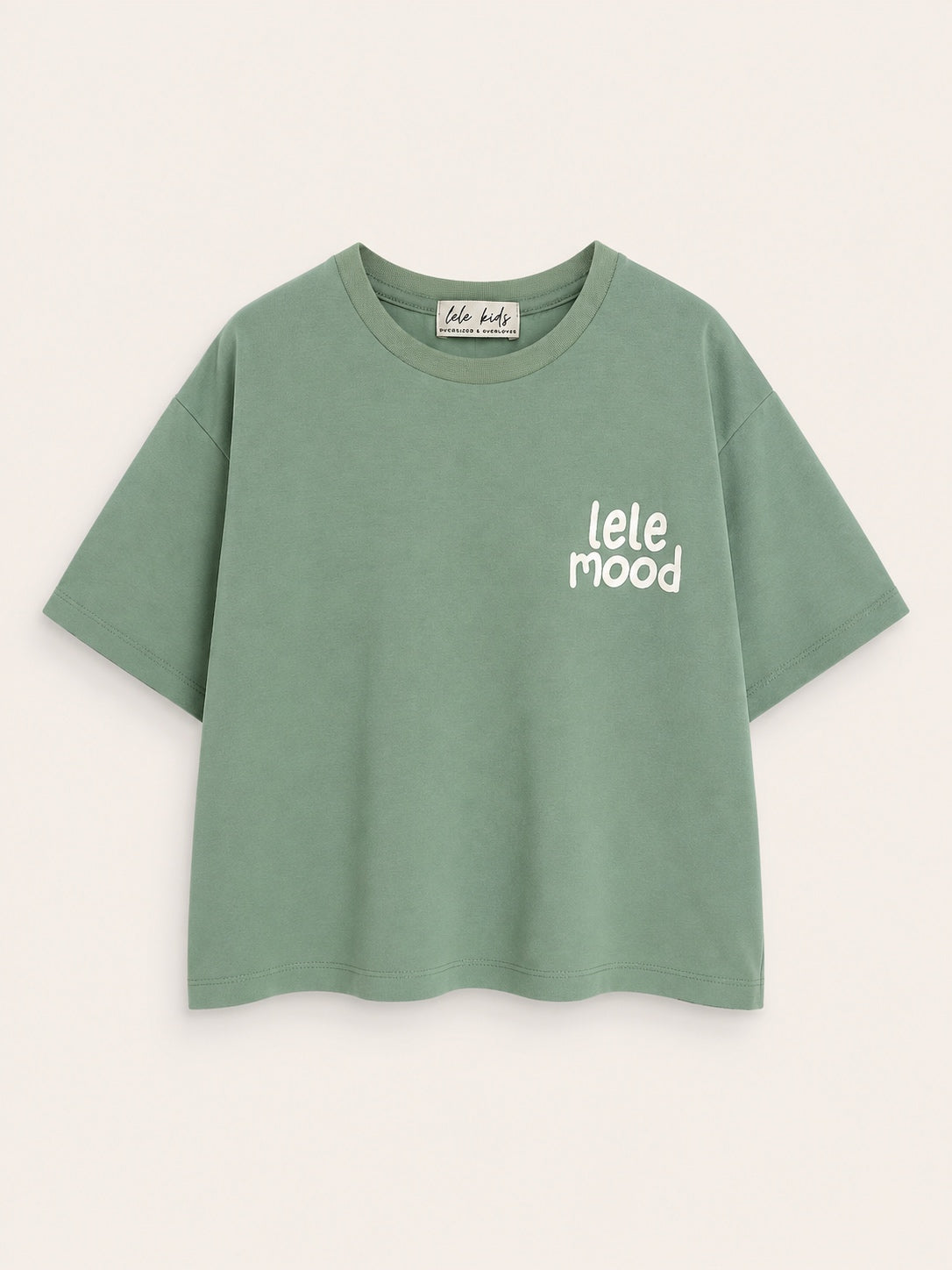 Oversize majica LELE MOOD - pistachio
